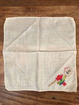 Thursday Elephant Cotton Kids Handkerchief　エレファント　ビンテージ　キッズハンカチ　50年代
