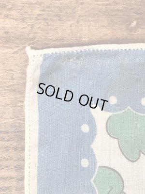 50年代頃のヒヨコが描かれたビンテージキッズハンカチ