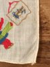 50年代頃の象の刺繡が入ったビンテージキッズハンカチ