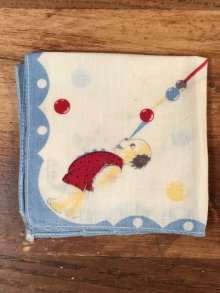 他の写真2: Acrobatics Dog Cotton Kids Handkerchief　ドッグ　ビンテージ　キッズハンカチ　50年代