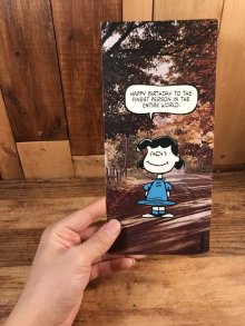 他の写真3: Hallmark Peanuts Lucy “Happy Birthday To The...” Greeting Card　ルーシー　ビンテージ　グリーティングカード　スヌーピー　70〜80年代