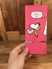 他の写真3: Hallmark Peanuts Snoopy “Cheer Up!” Greeting Card　スヌーピー　ビンテージ　グリーティングカード　70〜80年代