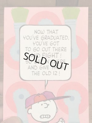 70〜80’sのピーナッツギャングのチャーリーブラウンのヴィンテージのメッセージカード