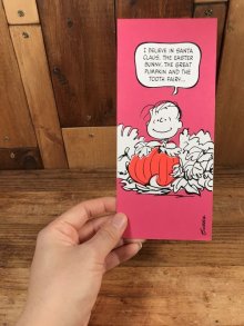 他の写真3: Hallmark Peanuts Linus “I Believe In Santa Claus...” Greeting Card　ライナス　ビンテージ　グリーティングカード　スヌーピー　70〜80年代