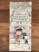 Hallmark Peanuts Lucy & Snoopy “How Old Are You Really?...” Greeting Card　ルーシー　ビンテージ　グリーティングカード　スヌーピー　70〜80年代
