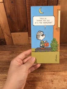 他の写真3: Hallmark Peanuts Linus “Trick Or Dinner...” Greeting Card　ライナス　ビンテージ　グリーティングカード　スヌーピー　70〜80年代