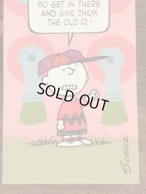 70〜80年代頃のスヌーピーのチャーリーブラウンのビンテージのグリーティングカード