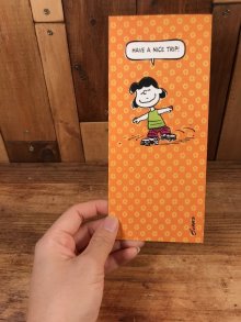 他の写真2: Hallmark Peanuts Lucy “Have A Nice Trip!” Greeting Card　ルーシー　ビンテージ　グリーティングカード　スヌーピー　70〜80年代