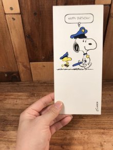 他の写真3: Hallmark Peanuts Snoopy “Happy Birthday!” Greeting Card　スヌーピー　ビンテージ　グリーティングカード　ウッドストック　70〜80年代