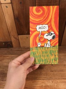 他の写真3: Hallmark Peanuts Snoopy “Moo!” Greeting Card　スヌーピー　ビンテージ　グリーティングカード　70〜80年代