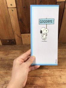 他の写真3: Hallmark Peanuts Snoopy “Goodbye!” Greeting Card　スヌーピー　ビンテージ　グリーティングカード　70〜80年代