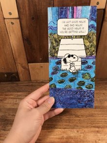 他の写真3: Hallmark Peanuts Snoopy “I've Got Good News...” Greeting Card　スヌーピー　ビンテージ　グリーティングカード　70〜80年代