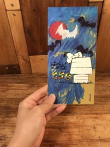 他の写真3: Hallmark Peanuts Snoopy & Woodstock “Bat” Greeting Card　スヌーピー　ビンテージ　グリーティングカード　70〜80年代