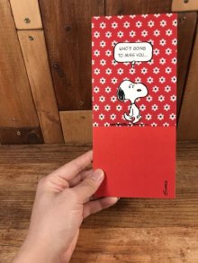 他の写真3: Hallmark Peanuts Snoopy “Who's Going...” Greeting Card　スヌーピー　ビンテージ　グリーティングカード　70〜80年代
