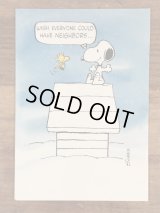 Hallmark Peanuts Snoopy “Wish Everyone Could...” Greeting Card　スヌーピー　ビンテージ　グリーティングカード　ウッドストック　70〜80年代