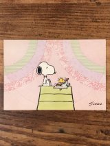 Hallmark Peanuts Snoopy & Woodstock “Make Something” Greeting Card　スヌーピー　ビンテージ　グリーティングカード　ウッドストック　70〜80年代
