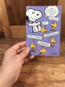 他の写真3: Hallmark Peanuts Snoopy “Happy Father's Day...” Greeting Card　スヌーピー　ビンテージ　グリーティングカード　90年代〜