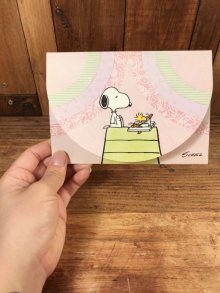 他の写真2: Hallmark Peanuts Snoopy & Woodstock “Make Something” Greeting Card　スヌーピー　ビンテージ　グリーティングカード　ウッドストック　70〜80年代