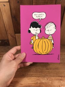 他の写真3: Hallmark Peanuts Lucy & Linus “Boy! What A Pumpkin!” Greeting Card　ルーシー＆ライナス　ビンテージ　グリーティングカード　スヌーピー　70〜80年代