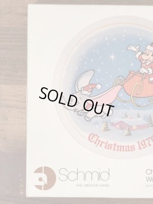 70’s ヴィンテージ ディズニー クリスマスプレート 壁掛け disney 雑貨