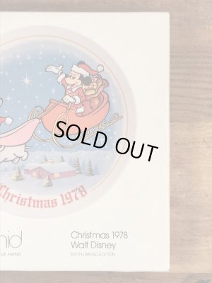 70年代 ビンテージ ディズニー クリスマスプレート 壁掛け vintage 雑貨
