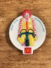 80年代　ビンテージ　マクドナルド　バッジ　ロナルド　クリップ　雑貨