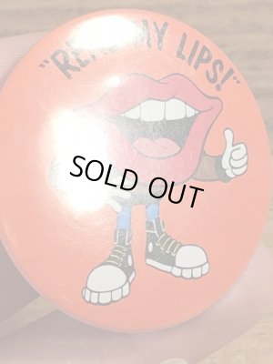 80年代 ビンテージ タンリップス 缶バッジ 企業キャラクター Vintage 雑貨