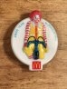 80年代　ビンテージ　マクドナルド　バッジ　ロナルド　クリップ　雑貨