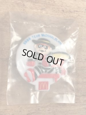 80年代 ビンテージ マクドナルド バッジ ハンバーグラー ミールトイ 雑貨