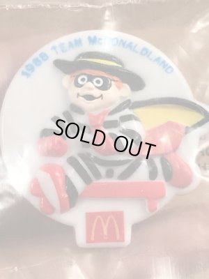 80年代 ビンテージ マクドナルド バッジ ハンバーグラー ミールトイ 雑貨