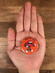 他の写真1: Applause General Foods Tang Lips “Read My Lips!” Pinback　タンリップス　ビンテージ　缶バッジ　ジェネラルフーズ　80年代