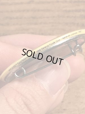 80’s ヴィンテージ 缶バッチ タンリップス アドバタイジングキャラクター vintage 雑貨