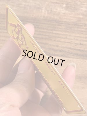 70年代　ビンテージ　マクドナルド　ライセンスプレート　ロナルド　雑貨