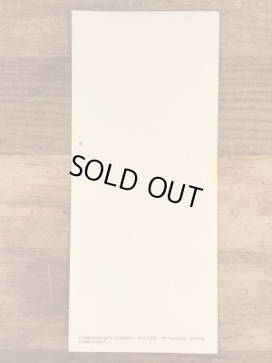 80’s ヴィンテージ マクドナルド パンフレット 紙物 雑貨