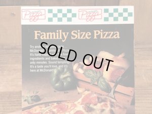 90年代 ビンテージ マクドナルド フライヤー マックピザ 紙物 雑貨