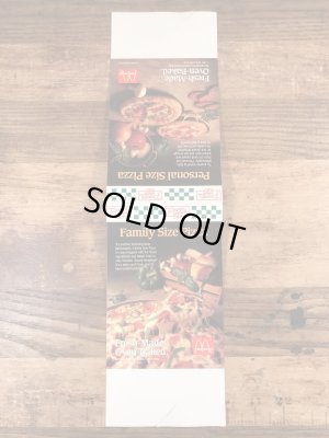 90’s ヴィンテージ マクドナルド フライヤー マックピザ 紙物 雑貨