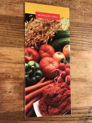 90年代 ビンテージ マクドナルド パンフレット 紙物 雑貨