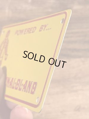 70’s　ヴィンテージ　マクドナルド　ライセンスプレート　ロナルド　雑貨