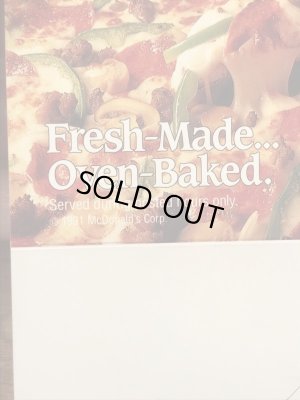 90年代 ビンテージ マクドナルド フライヤー マックピザ 紙物 雑貨