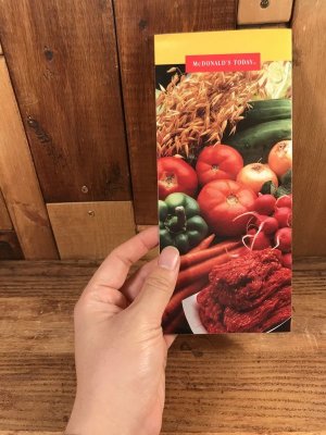 90年代 ビンテージ マクドナルド パンフレット 紙物 雑貨