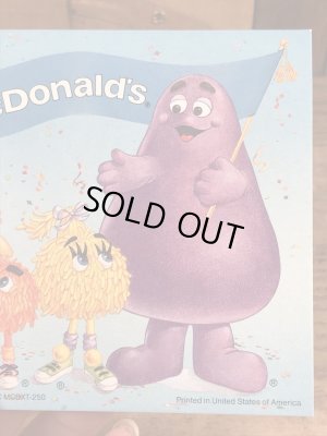 80’s ヴィンテージ マクドナルド ポストカード フライキッズ ロナルド 紙物