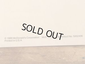 80年代 ビンテージ マクドナルド パンフレット 紙物 雑貨