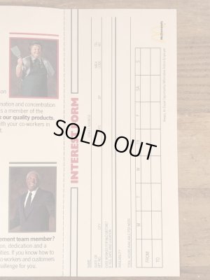 80年代 ビンテージ マクドナルド パンフレット 紙物 雑貨