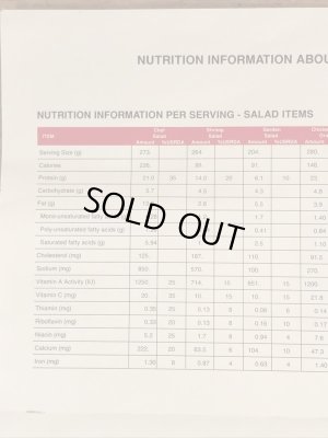 80年代 ビンテージ マクドナルド パンフレット 紙物 雑貨