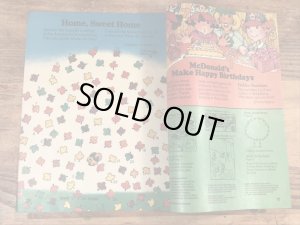 80’s ヴィンテージ マクドナルド ファンタイムズ マガジン ロナルド