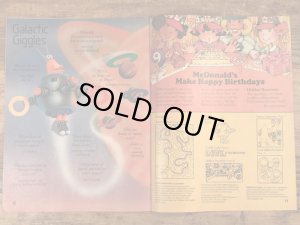 80年代 ビンテージ マクドナルド ファンタイムズ マガジン ロナルド 雑貨