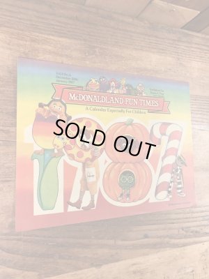 80年代　ビンテージ　マクドナルド　ファンタイムズ　フリーペーパー　ロナルド　雑貨