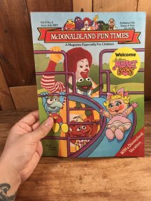 他の写真3: McDonaldland Fun Times “Muppet Babies” Magazine　マクドナルド　ビンテージ　ファンタイムズ　フリーペーパー　80年代