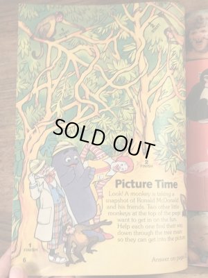 80’s ヴィンテージ マクドナルド ファンタイムズ マガジン ロナルド 雑貨