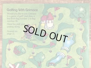 80’s　ヴィンテージ　マクドナルド　ファンタイムズ　ロナルド　フリーペーパー　雑貨